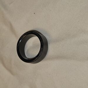 Wide Hematite Band Ring Size 5